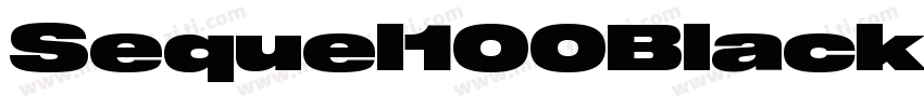 Sequel100Black 105字体转换